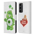thumbnail image 1 of Head Case Designs Officially Licensed Care Bears Classic Good Luck Leather Book Wallet Case Cover Compatible with Samsung Galaxy S23+ 5G, 1 of 6