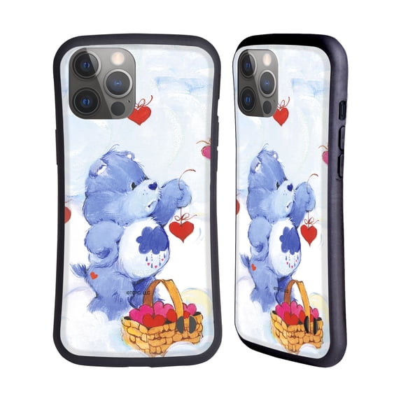Head Case Designs Officially Licensed Care Bears Classic Grumpy Hybrid Case Compatible with Apple iPhone 14 Pro Max