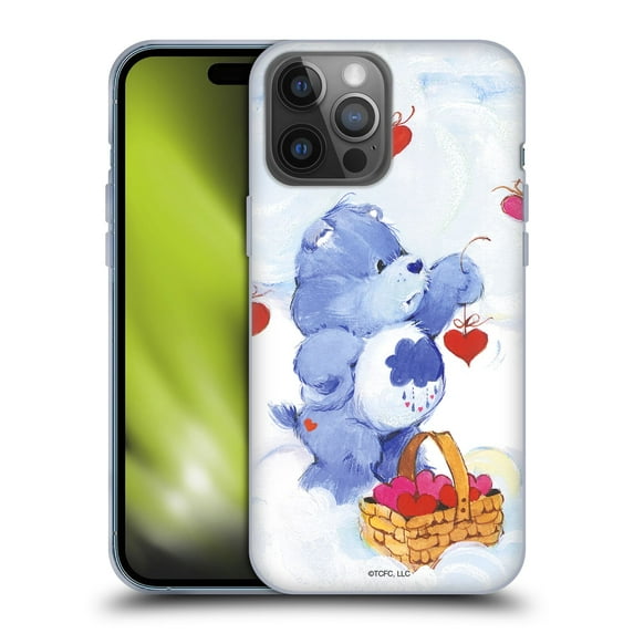 Head Case Designs Officially Licensed Care Bears Classic Grumpy Soft Gel Case Compatible with Apple iPhone 14 Pro Max