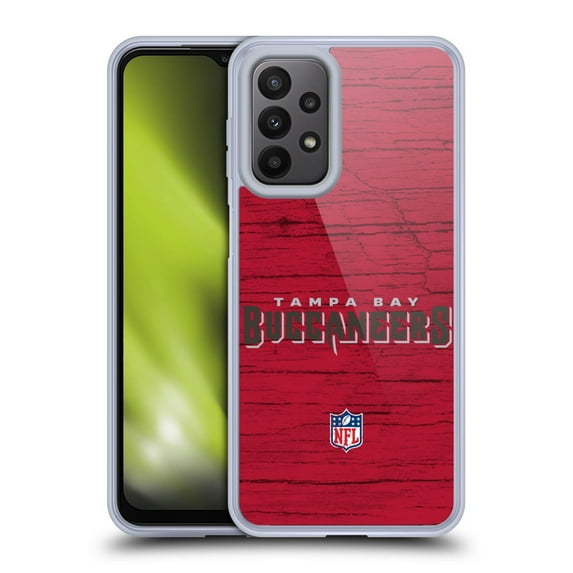 Head Case Designs NFL Tampa Bay Buccaneers Logo Distressed Look Soft Gel Case for Samsung Galaxy A23 / 5G (2022)