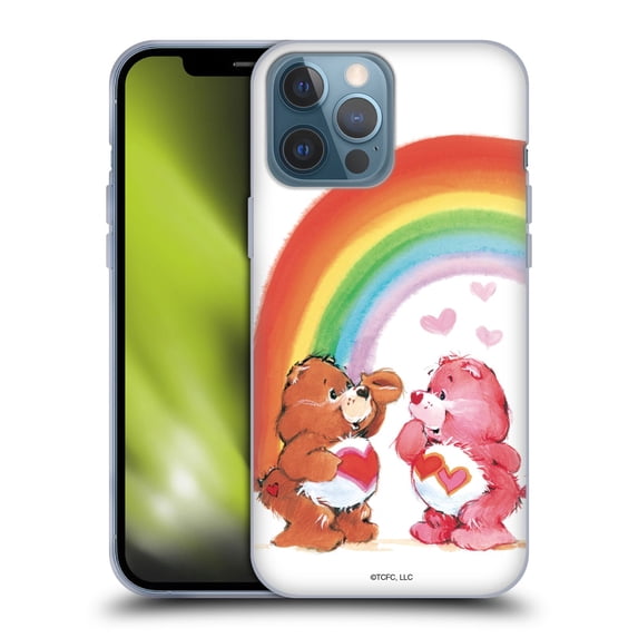 Head Case Designs Officially Licensed Care Bears Classic Rainbow Soft Gel Case Compatible with Apple iPhone 13 Pro Max