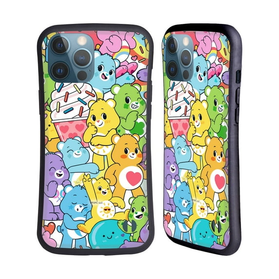 Head Case Designs Officially Licensed Care Bears Sweet And Savory Character Pattern Hybrid Case Compatible with Apple iPhone 13 Pro Max
