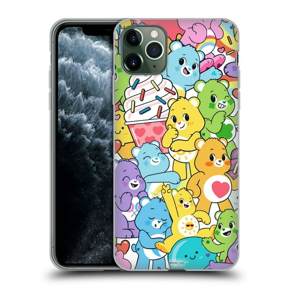 Head Case Designs Officially Licensed Care Bears Sweet And Savory Character Pattern Soft Gel Case Compatible with Apple iPhone 11 Pro Max