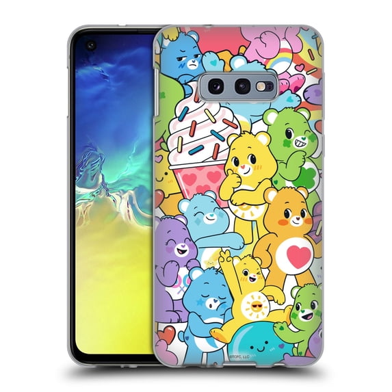 Head Case Designs Officially Licensed Care Bears Sweet And Savory Character Pattern Soft Gel Case Compatible with Samsung Galaxy S10e