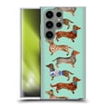 thumbnail image 1 of Head Case Designs Officially Licensed Cat Coquillette Animals Blue Dachshunds Soft Gel Case Compatible with Samsung Galaxy S23 Ultra 5G, 1 of 7