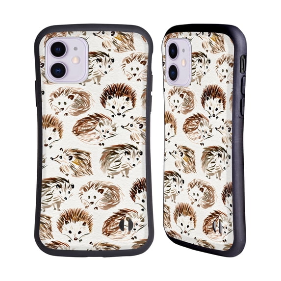 Head Case Designs Officially Licensed Cat Coquillette Animals Hedgehogs Hybrid Case Compatible with Apple iPhone 11