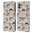 thumbnail image 1 of Head Case Designs Officially Licensed Cat Coquillette Animals Hedgehogs Leather Book Wallet Case Cover Compatible with Apple iPhone X / iPhone XS, 1 of 6