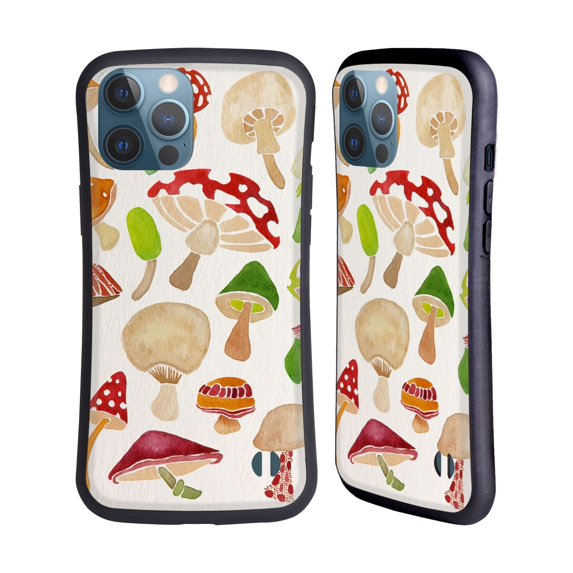 Head Case Designs Officially Licensed Cat Coquillette Nature Mushrooms Hybrid Case Compatible with Apple iPhone 13 Pro Max