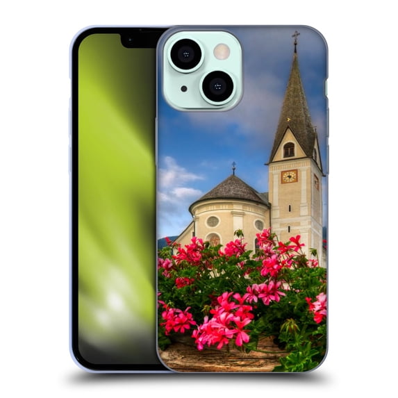 Head Case Designs Officially Licensed Celebrate Life Gallery Florals Austrian Church Soft Gel Case Compatible with Apple iPhone 13 Mini