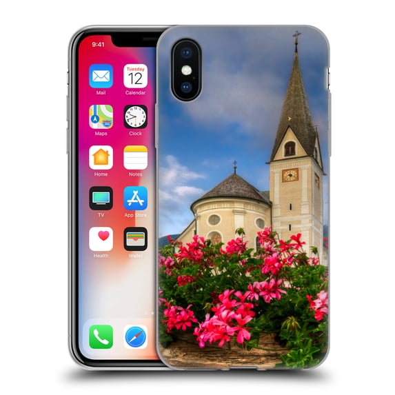 Head Case Designs Officially Licensed Celebrate Life Gallery Florals Austrian Church Soft Gel Case Compatible with Apple iPhone X / iPhone XS