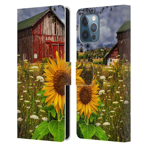 Head Case Designs Officially Licensed Celebrate Life Gallery Florals Barn Meadow Flowers Leather Book Wallet Case Cover Compatible with Apple iPhone 12 Pro Max