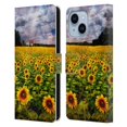thumbnail image 1 of Head Case Designs Officially Licensed Celebrate Life Gallery Florals Dreaming Of Sunflowers Leather Book Wallet Case Cover Compatible with Apple iPhone 14 Plus, 1 of 6