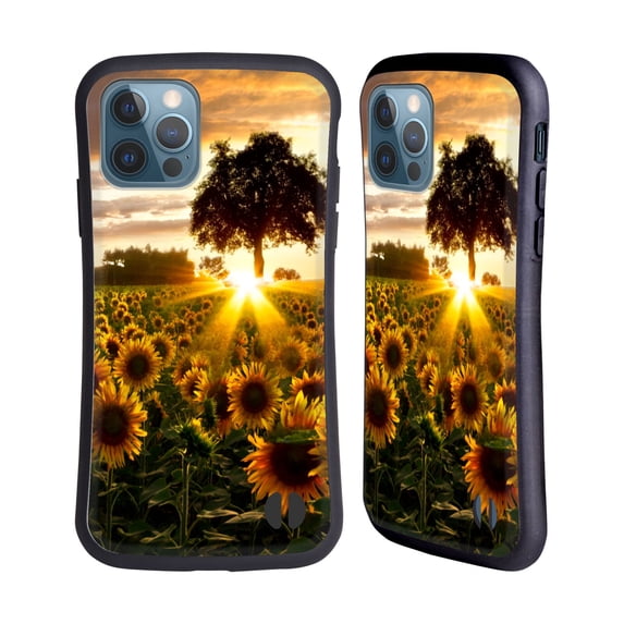 Head Case Designs Officially Licensed Celebrate Life Gallery Florals Fields Of Gold Hybrid Case Compatible with Apple iPhone 12 / iPhone 12 Pro