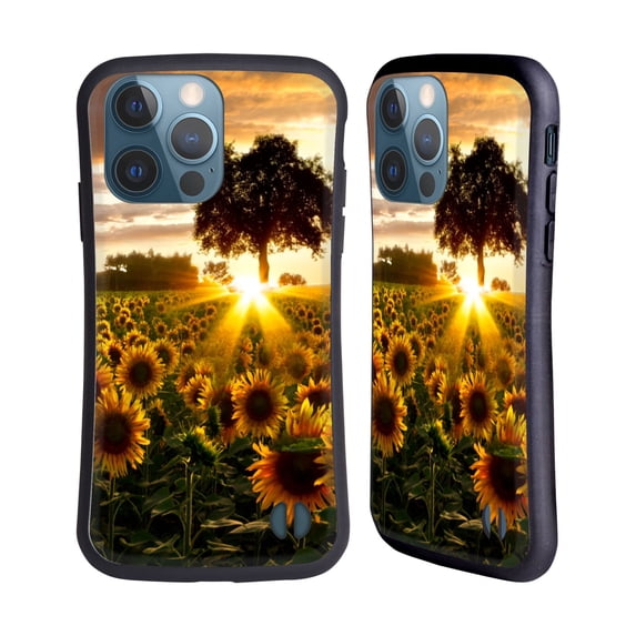 Head Case Designs Officially Licensed Celebrate Life Gallery Florals Fields Of Gold Hybrid Case Compatible with Apple iPhone 13 Pro