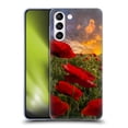 thumbnail image 1 of Head Case Designs Officially Licensed Celebrate Life Gallery Florals Red Flower Field Soft Gel Case Compatible with Samsung Galaxy S21+ 5G, 1 of 7