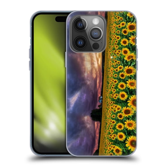 Head Case Designs Officially Licensed Celebrate Life Gallery Florals Stormy Sunrise Soft Gel Case Compatible with Apple iPhone 14 Pro