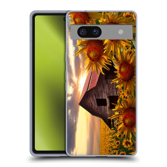 Head Case Designs Officially Licensed Celebrate Life Gallery Florals Sunflower Dance Soft Gel Case Compatible with Google Pixel 7a