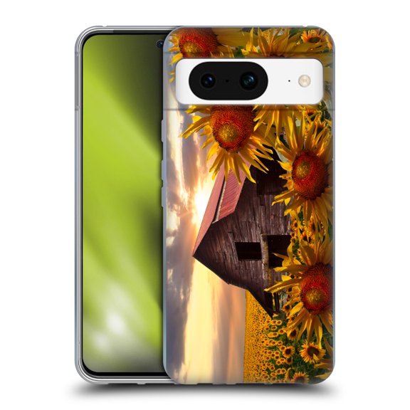 Head Case Designs Officially Licensed Celebrate Life Gallery Florals Sunflower Dance Soft Gel Case Compatible with Google Pixel 8