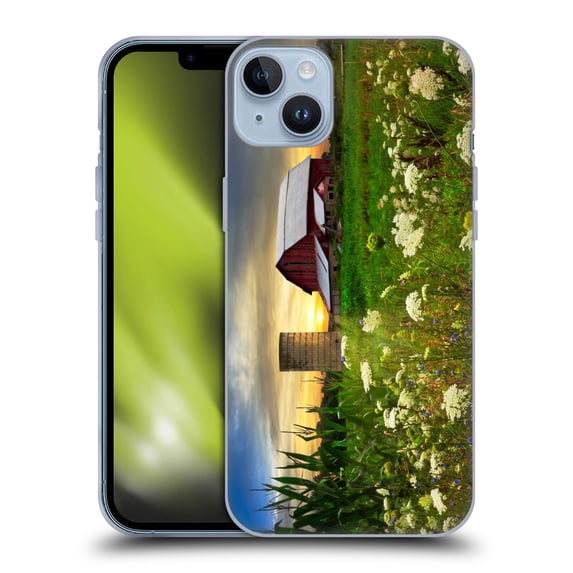 Head Case Designs Officially Licensed Celebrate Life Gallery Florals Sunset Lace Pastures Soft Gel Case Compatible with Apple iPhone 14 Plus
