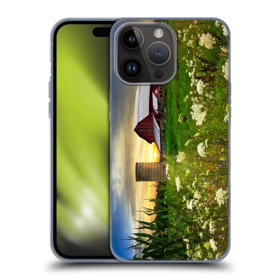 Head Case Designs Officially Licensed Celebrate Life Gallery Florals Sunset Lace Pastures Soft Gel Case Compatible with Apple iPhone 15 Pro Max