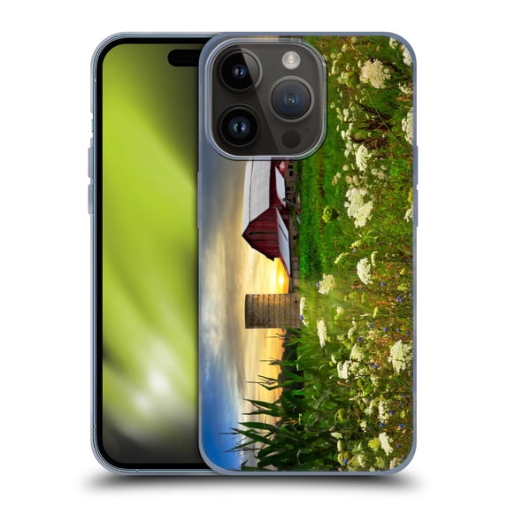 Head Case Designs Officially Licensed Celebrate Life Gallery Florals Sunset Lace Pastures Soft Gel Case Compatible with Apple iPhone 15 Pro