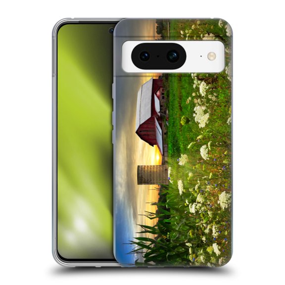 Head Case Designs Officially Licensed Celebrate Life Gallery Florals Sunset Lace Pastures Soft Gel Case Compatible with Google Pixel 8