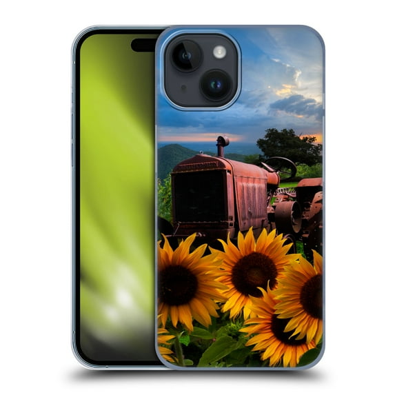 Head Case Designs Officially Licensed Celebrate Life Gallery Florals Tractor Heaven Hard Back Case Compatible with Apple iPhone 15
