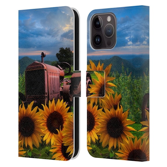 Head Case Designs Officially Licensed Celebrate Life Gallery Florals Tractor Heaven Leather Book Wallet Case Cover Compatible with Apple iPhone 15 Pro Max