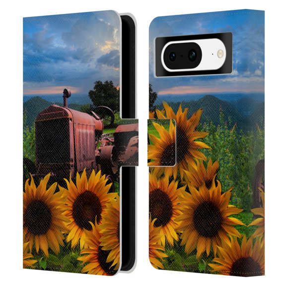 Head Case Designs Officially Licensed Celebrate Life Gallery Florals Tractor Heaven Leather Book Wallet Case Cover Compatible with Google Pixel 8