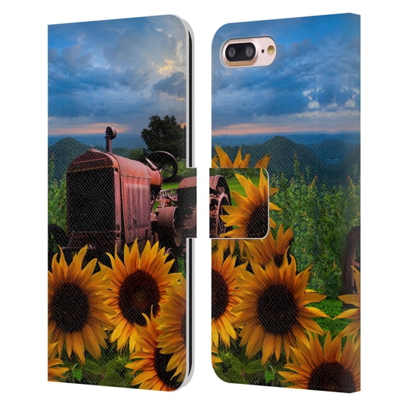 Head Case Designs Officially Licensed Celebrate Life Gallery Florals Tractor Heaven Leather Book Wallet Case Cover Compatible with Apple iPhone 7 Plus / iPhone 8 Plus