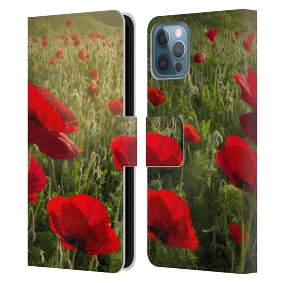 Head Case Designs Officially Licensed Celebrate Life Gallery Florals Waiting For The Morning Leather Book Wallet Case Compatible with Apple iPhone 12 / iPhone 12 Pro
