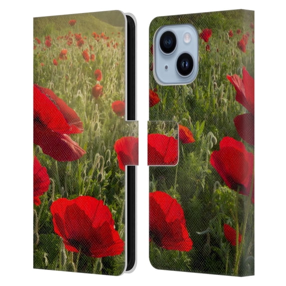 Head Case Designs Officially Licensed Celebrate Life Gallery Florals Waiting For The Morning Leather Book Wallet Case Cover Compatible with Apple iPhone 14 Plus