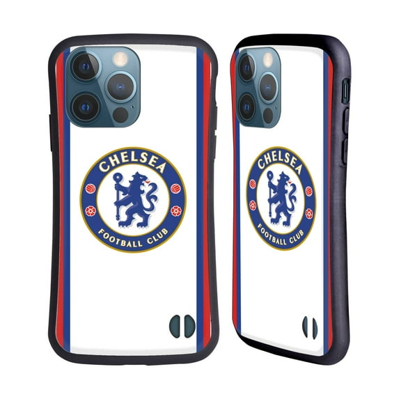Head Case Designs Officially Licensed Chelsea Football Club 2019/20 Kit Away Hybrid Case Compatible with Apple iPhone 13 Pro