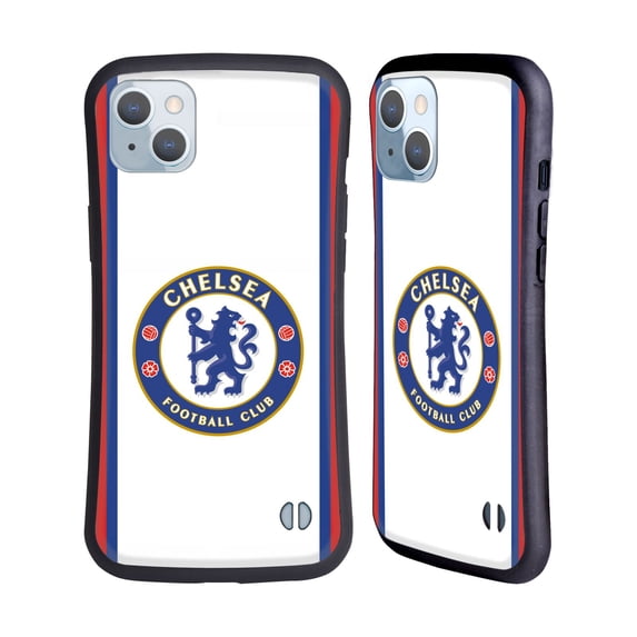 Head Case Designs Officially Licensed Chelsea Football Club 2019/20 Kit Away Hybrid Case Compatible with Apple iPhone 14 Plus