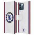 thumbnail image 1 of Head Case Designs Officially Licensed Chelsea Football Club 2019/20 Kit Away Leather Book Wallet Case Cover Compatible with Apple iPhone 12 Pro Max, 1 of 6
