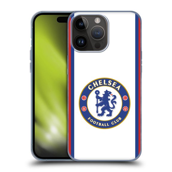 Head Case Designs Officially Licensed Chelsea Football Club 2019/20 Kit Away Soft Gel Case Compatible with Apple iPhone 15 Pro Max