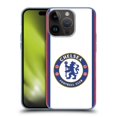 thumbnail image 1 of Head Case Designs Officially Licensed Chelsea Football Club 2019/20 Kit Away Soft Gel Case Compatible with Apple iPhone 15 Pro, 1 of 7
