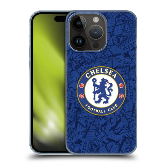 Head Case Designs Officially Licensed Chelsea Football Club 2019/20 Kit Home Hard Back Case Compatible with Apple iPhone 15 Pro