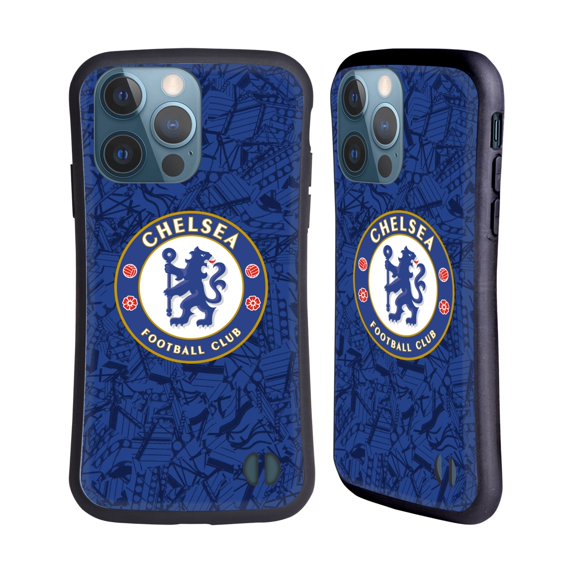 Head Case Designs Officially Licensed Chelsea Football Club 2019/20 Kit Home Hybrid Case Compatible with Apple iPhone 13 Pro