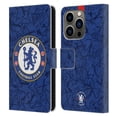 thumbnail image 1 of Head Case Designs Officially Licensed Chelsea Football Club 2019/20 Kit Home Leather Book Wallet Case Cover Compatible with Apple iPhone 14 Pro, 1 of 6