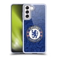 thumbnail image 1 of Head Case Designs Chelsea Football Club 2019/20 Kit Home Soft Gel Case for Samsung Galaxy S21 5G, 1 of 7