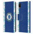 thumbnail image 1 of Head Case Designs Officially Licensed Chelsea Football Club 2022/23 Kit Home Leather Book Wallet Case Cover Compatible with Apple iPhone XR, 1 of 6