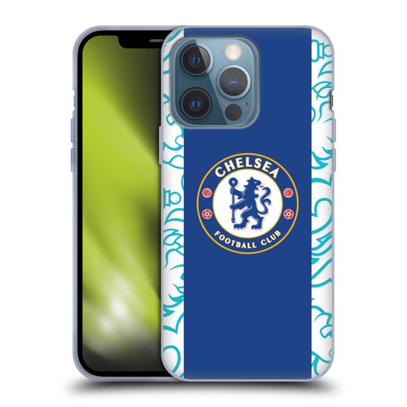 Head Case Designs Officially Licensed Chelsea Football Club 2022/23 Kit Home Soft Gel Case Compatible with Apple iPhone 13 Pro