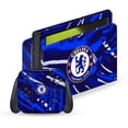 thumbnail image 1 of Head Case Designs Officially Licensed Chelsea Football Club Art Abstract Brush Vinyl Sticker Skin Decal Cover Compatible with Nintendo Switch OLED, 1 of 10