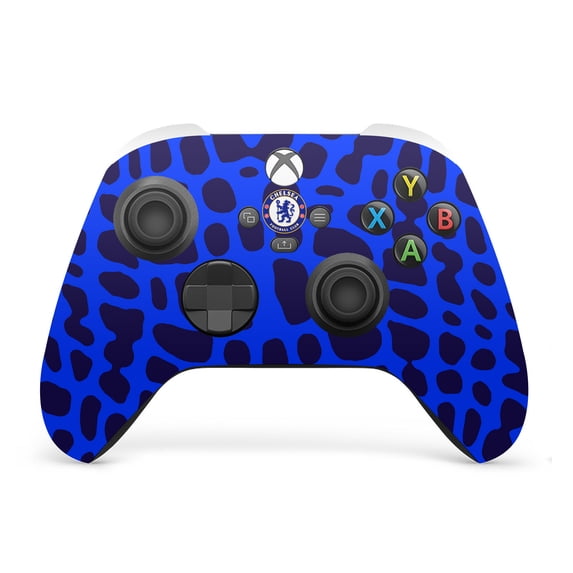 Head Case Designs Officially Licensed Chelsea Football Club Art Animal Print Vinyl Sticker Skin Decal Cover Compatible with Microsoft Xbox Series X / Series S Controller