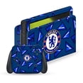 thumbnail image 1 of Head Case Designs Officially Licensed Chelsea Football Club Art Geometric Pattern Vinyl Sticker Skin Decal Cover Compatible with Nintendo Switch OLED, 1 of 10