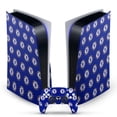 thumbnail image 1 of Head Case Designs Officially Licensed Chelsea Football Club Art Logo Pattern Vinyl Sticker Skin Decal Cover Compatible with Sony PS5 Disc Edition Bundle, 1 of 9