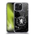 thumbnail image 1 of Head Case Designs Chelsea Football Club Crest Black Marble Soft Gel Case for Apple iPhone 15 Pro Max, 1 of 7