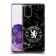 thumbnail image 1 of Head Case Designs Officially Licensed Chelsea Football Club Crest Black Marble Soft Gel Case Compatible with Samsung Galaxy S20+ / S20+ 5G, 1 of 7