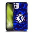thumbnail image 1 of Head Case Designs Officially Licensed Chelsea Football Club Crest Camouflage Hard Back Case Compatible with Apple iPhone 11, 1 of 7